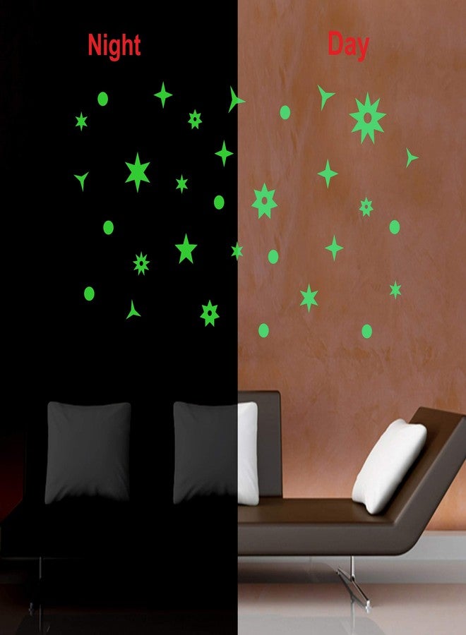Monk wish Glow in The Dark Galaxy of Stars Radium Stickers - Image 3